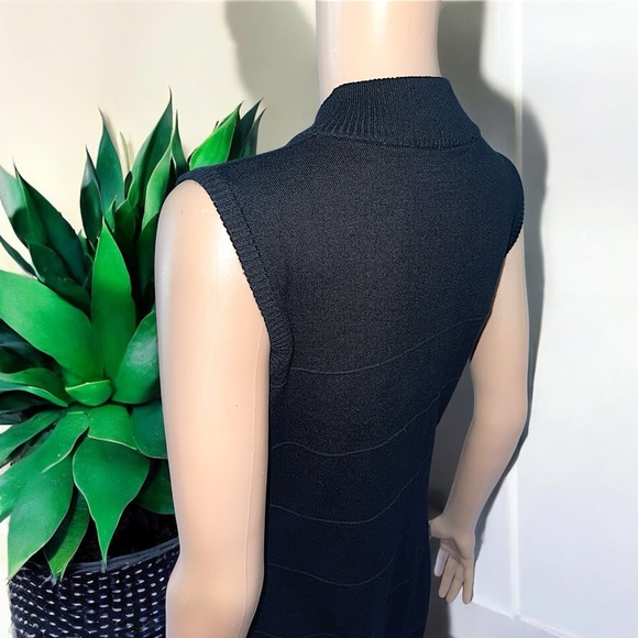 Kardashian Kollection Black Sleeveless Sheath Dress - Picture 10 of 16